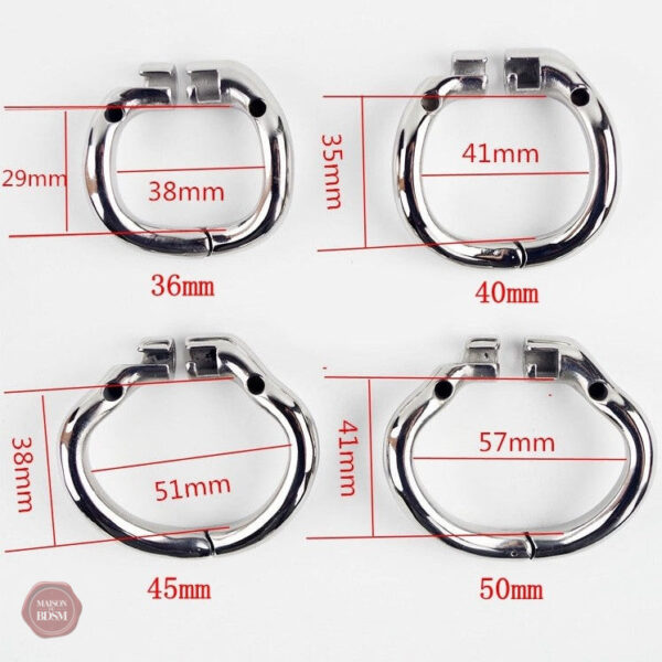 Accessoire de chasteté avec design compact