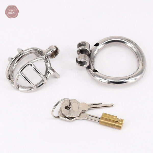 Cage de chasteté Villandry XS, design discret et fonctionnel