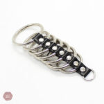 Cage de chasteté en cuir, design élégant et discret