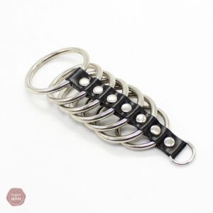 Cage de chasteté en cuir, design élégant et discret