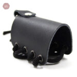 Cage de chasteté en cuir avec lacet