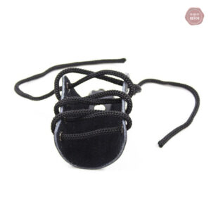 Accessoire en cuir pour chasteté réglable