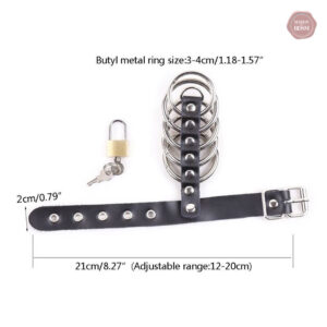Accessoire de chasteté en cuir, confort et sécurité