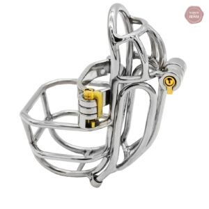 Cage de chasteté détachable en acier inoxydable