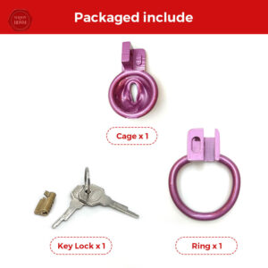 Accessoire BDSM : cage de chasteté féminine