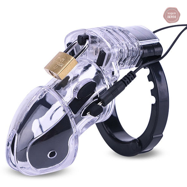 cage-de-chastete-electrique-gb6000-e-transparent-1 Cage de chasteté électrique transparente GB 6000 E en plastique