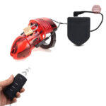 Cage de Chasteté Électrique GB 6000 Rouge