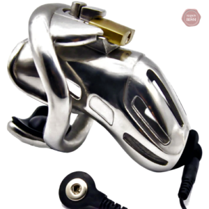 Cage de chasteté électrique en métal - Viper L