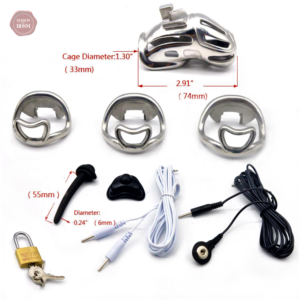 Cage de chasteté Viper S - métal, pour un contrôle ultime