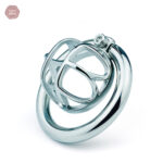 Cage de chasteté en acier inoxydable, 2,5 cm