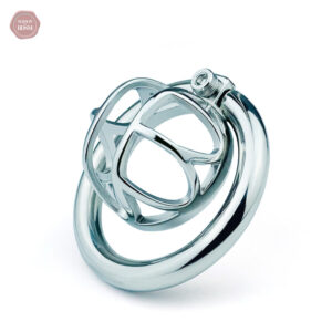 Cage de chasteté en acier inoxydable, 2,5 cm