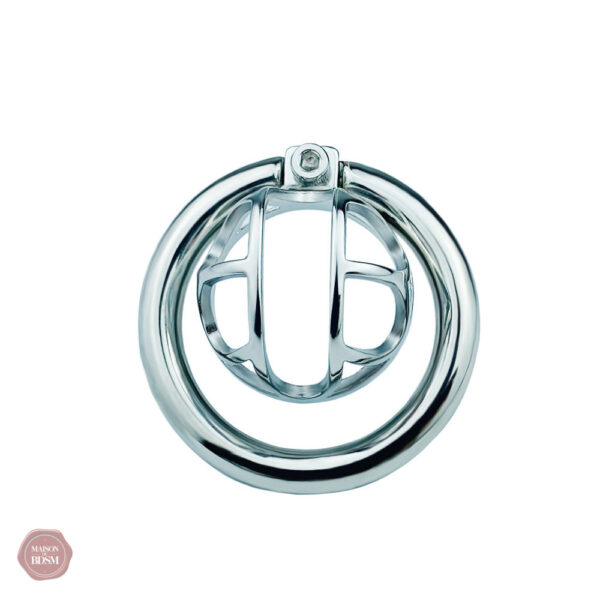 Cage de chasteté, acier inoxydable, 2,5 cm de long