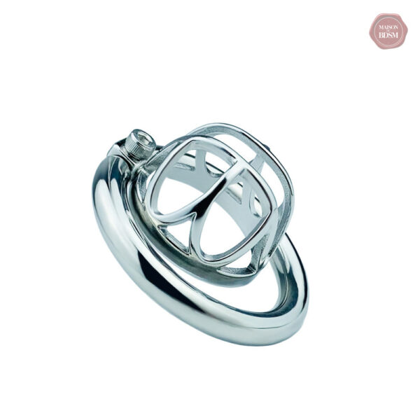 Cage de chasteté, design en acier inoxydable