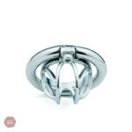 Cage en acier inoxydable pour chasteté, longueur 2,5 cm