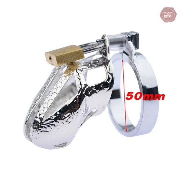 Cage de chasteté 5 cm en métal