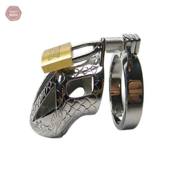 Cage de chasteté en métal, 5 cm, pour les jeux