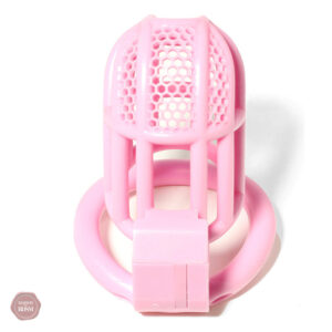 Cage de chasteté design nid d'abeille
