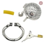 Cage de chasteté résistante en métal