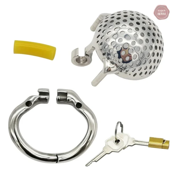Cage de chasteté résistante en métal