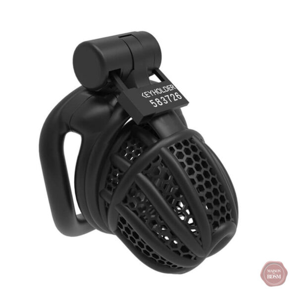 Cage de chasteté design nid d'abeille