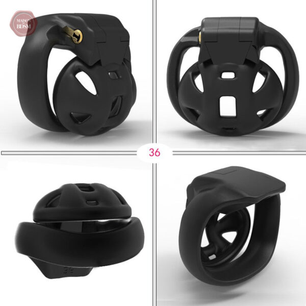 Cage de chasteté design HT-v4, matériau résistant