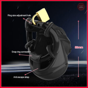 Cage de chasteté complète en silicone pour un confort optimal