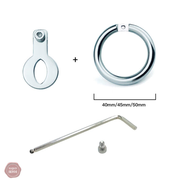 Cage de chasteté conçue pour un ajustement optimal