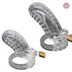 Cage de chasteté plastique FX 10 transparente