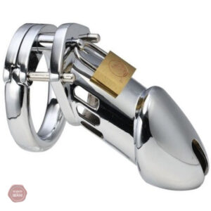 Cage de chasteté GB6000 en métal brillant
