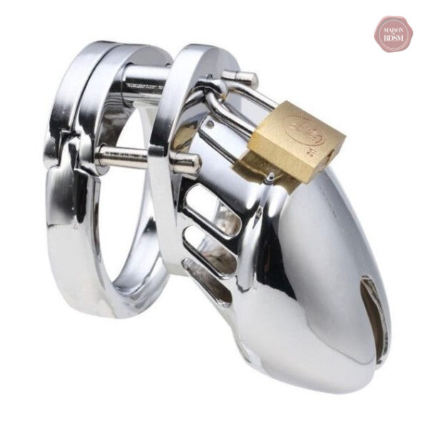 cage-de-chastete-gb6000s-brillant-metal-1 Cage de Chasteté GB6000S Brillant en métal