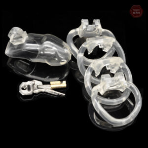 Cage de chasteté GB 3000, design en résine moderne