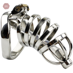 Cage de chasteté homme en acier - Infinity L