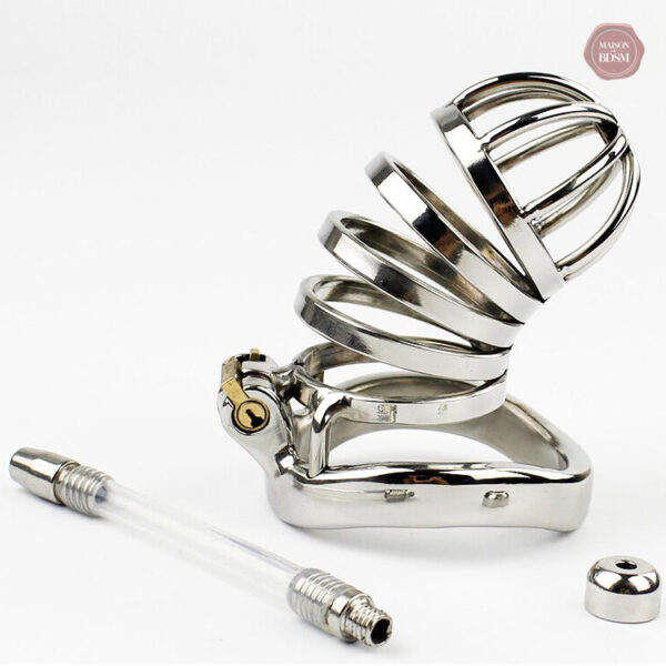 Cage de chasteté masculine - Acier durable