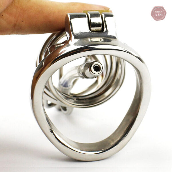 Cage de chasteté Infinity L - Design en acier élégant