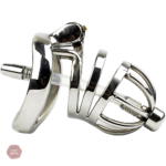Cage de chasteté pour homme en acier - Infinity S