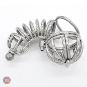Accessoire de chasteté en métal pour contrôle masculin