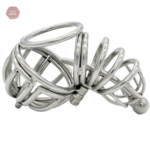 Cage de chasteté homme en acier - La Geôle S