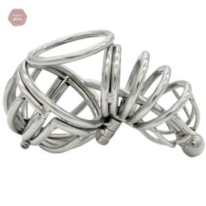 Cage de chasteté homme en acier - La Geôle S
