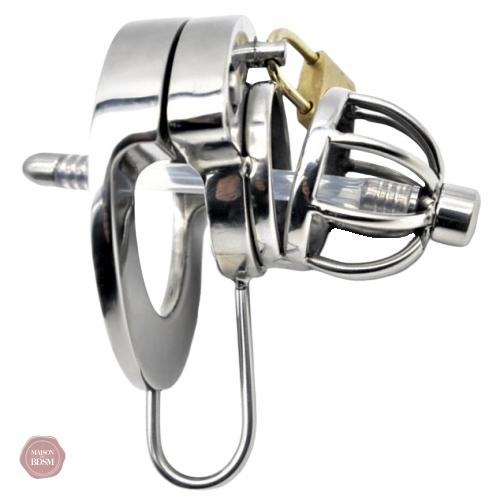 cage-de-chastete-homme-acier-le-nichoir-s-1 Cage de chasteté en métal pour homme - Le Nichoir S
