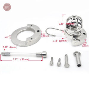 Cage de chasteté métallique pour un contrôle ultime