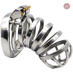 Cage de Chasteté Homme - Acier Moon L