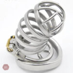 Accessoire de chasteté masculine en acier inoxydable