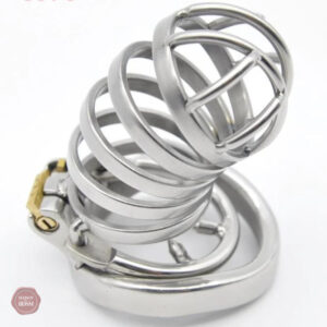Accessoire de chasteté masculine en acier inoxydable