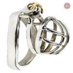 Cage de chasteté homme en acier - Moon S