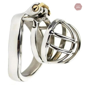 Cage de chasteté homme en acier - Moon S