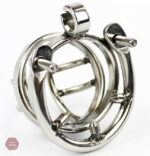 Cage de chasteté Moon S - Design en acier élégant
