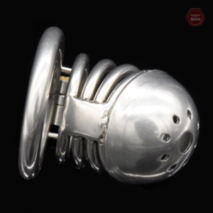 Cage de chasteté masculine en métal pour contrôle et plaisir