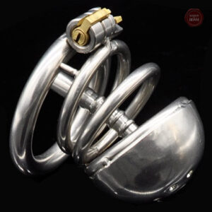 Cage de chasteté métal pour homme - Ténèbres M