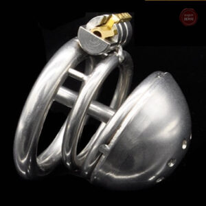 Cage de chasteté métal pour homme - modèle Ténèbres S