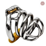 Cage de chasteté en acier pour homme - The Ring M